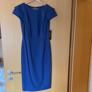 ANTONIO MELANI Royal Blue Midi Dress
